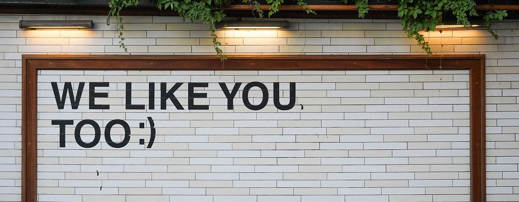 a sign on a building